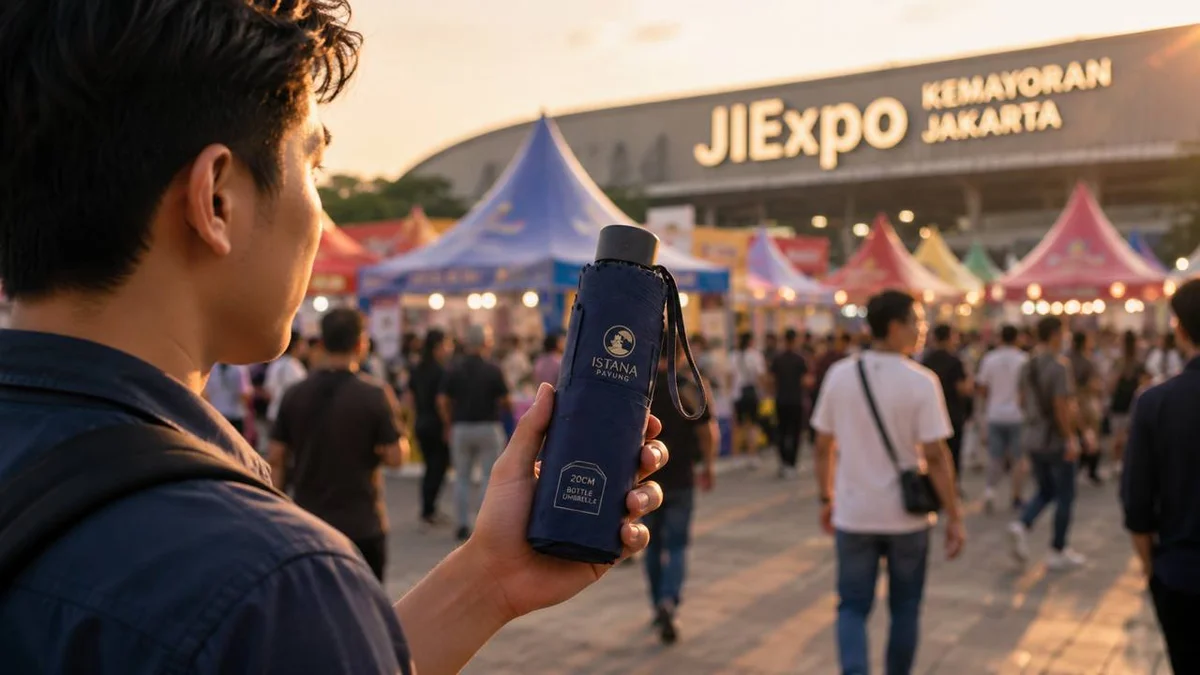 Bawa Payung Botol ke PRJ 2026: Tips Anti-Kehujanan & Panas di JIExpo Kemayoran